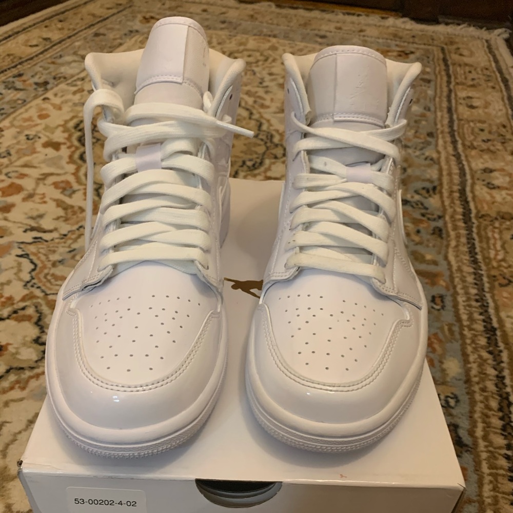 Women’s Air Jordan 1 Mid White Sneakers